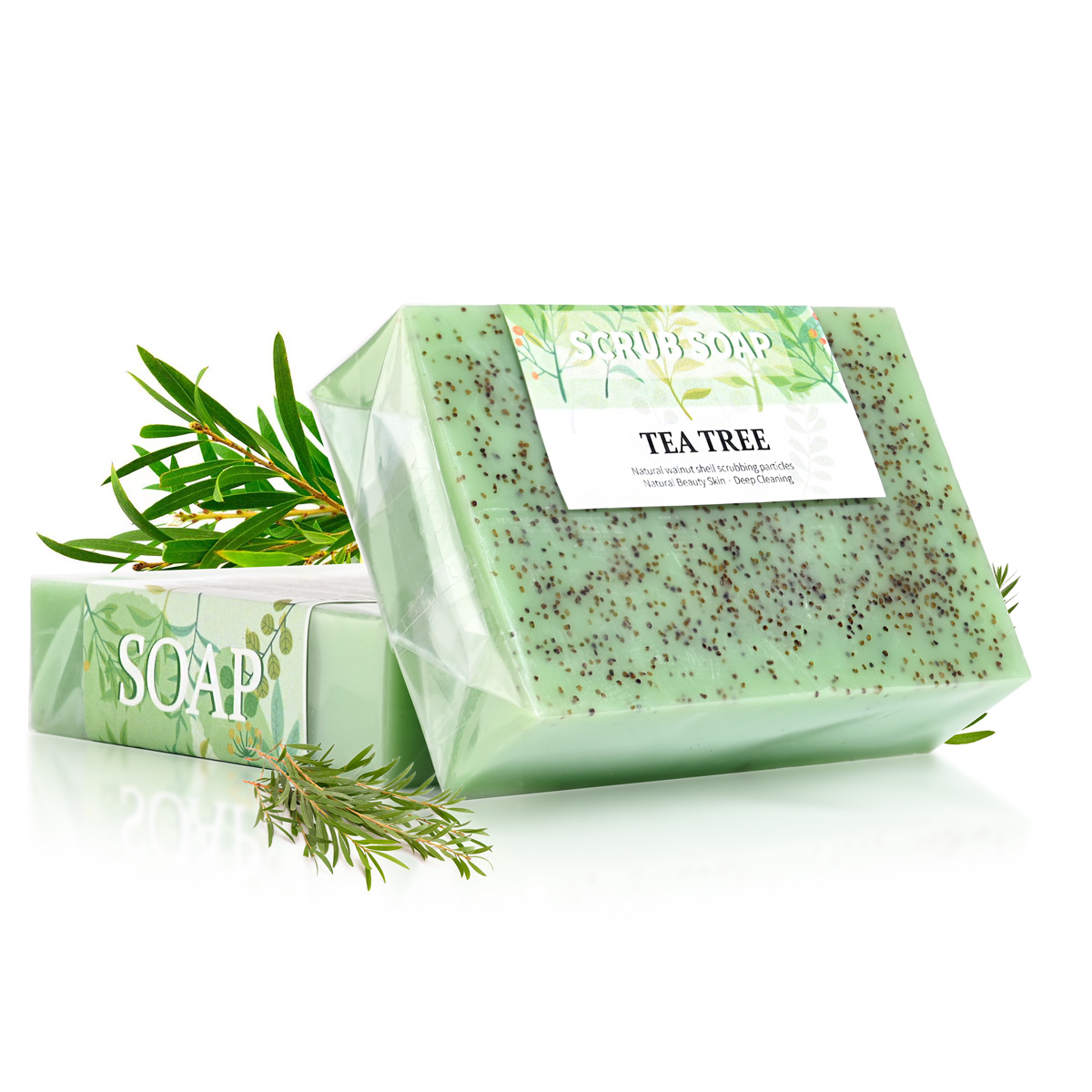 Moringa Leaf Powder - M+100G ベストセラー 角質除去＆ニキビ対策 天然手作り美白クリーム ティーツリーオイル バブルソープ