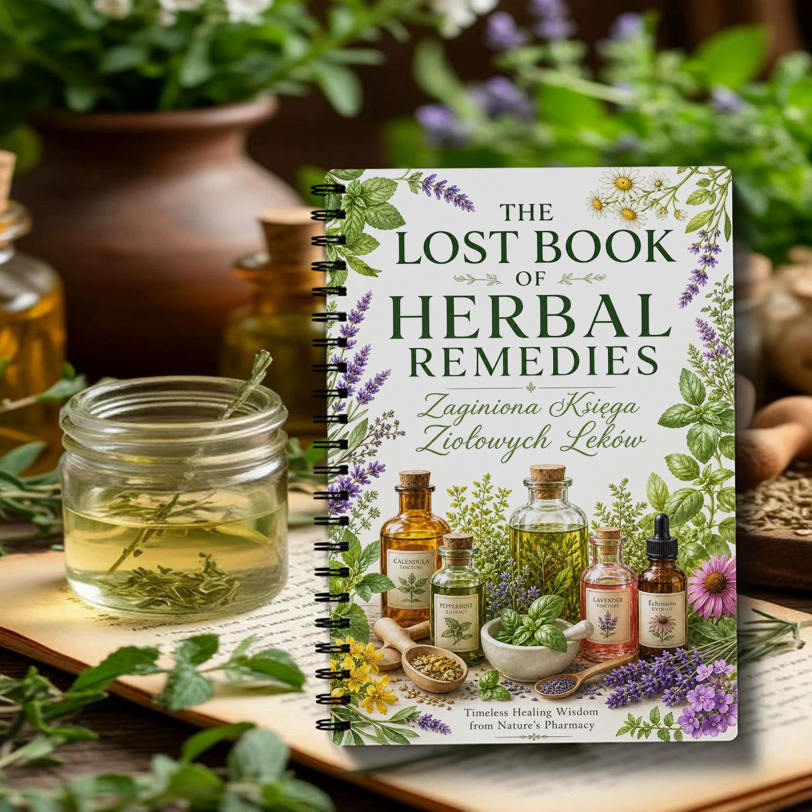 ハーバルレメディーズ スパイラルノート ポーランド版 カバー - Herbal Wellness In のレビューと価格