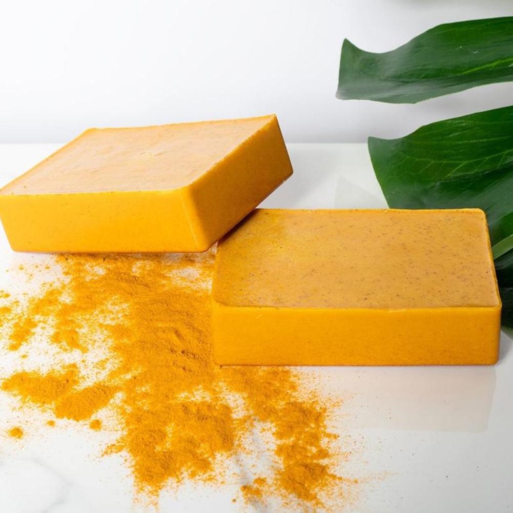 100g ターメリック手作り石鹸、レモンコウジ酸石鹸、シャワ - Moringa Leaf Powder のレビューと価格