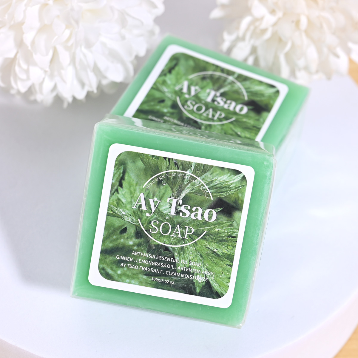 B+アーテミシア植物エッセンシャルオイル石鹸（レモングラスエ - Moringa Leaf Powder のレビューと価格