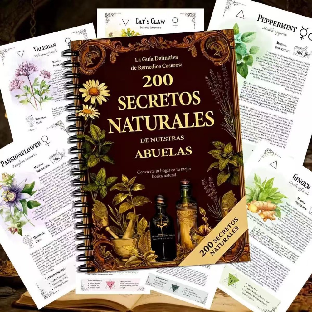 200の自然の秘密 A5 スペインの漢方薬ガイド、おばあちゃ - Herbal Wellness In のレビューと価格