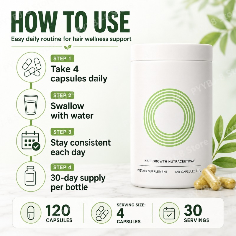 120カプセル入り女性用ヘアウェルネスカプセル。ビオチン、ビ - Herbal Wellness In のレビューと価格