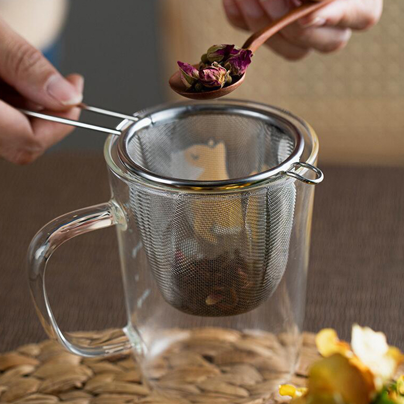 ステンレス製茶こし 再利用可能 茶漏れ防止フィルター ティー - Herbal Wellness Products のレビューと価格