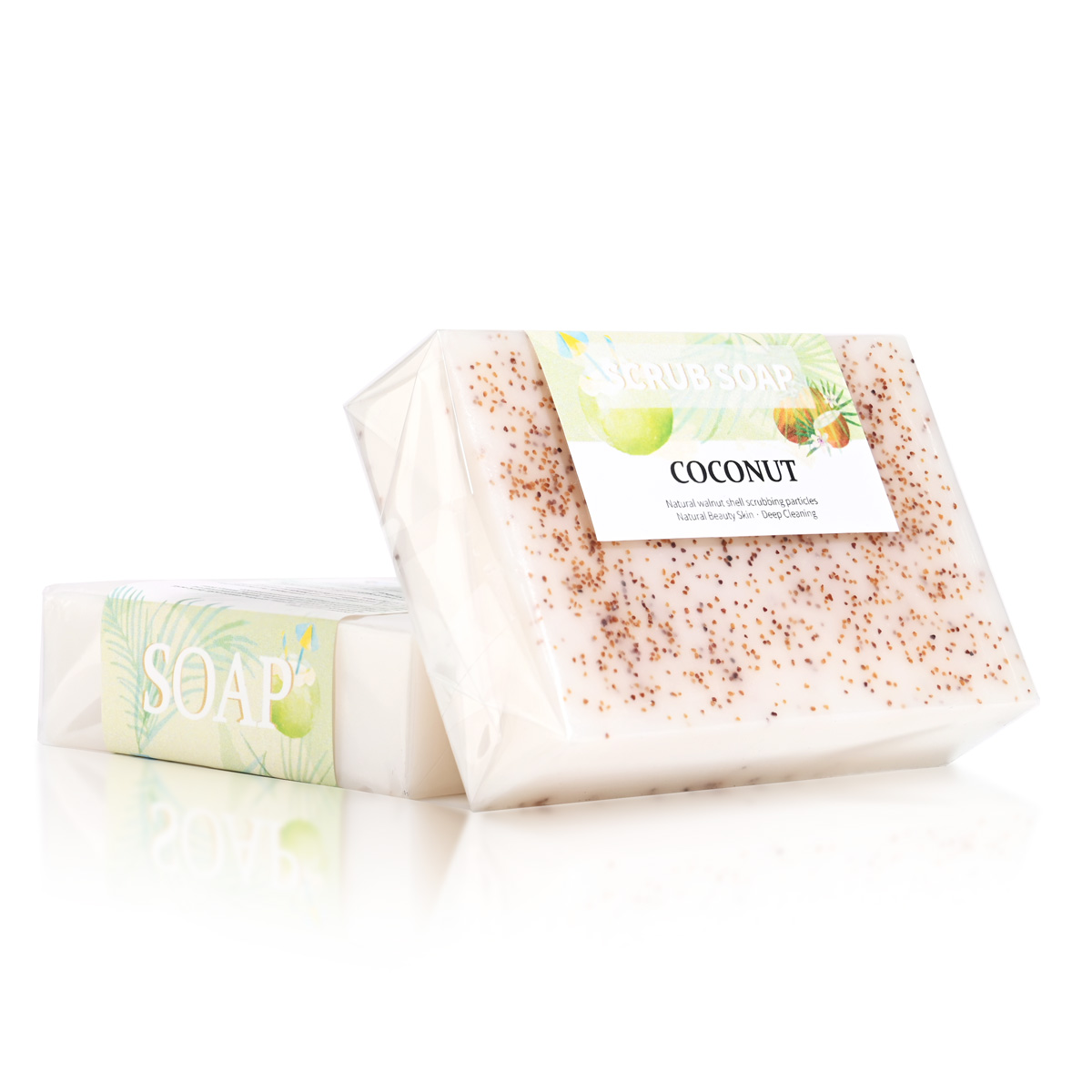 M+ナチュラルココナッツミルク石鹸（フロスト粒子入り）、明る - Moringa Leaf Powder のレビューと価格